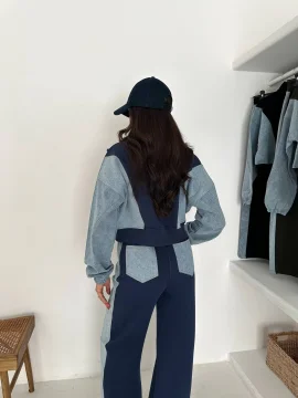 طقم شتوي جينز